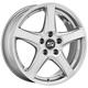 MSW 78 Alloy Wheels In Full Silver Set Of 4 - 17x6.5 Inch ET52 5x112 PCD, Silver