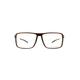 Porsche Design Rectangular Brown Mens Glasses Frames Metal - One Size