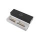 Parker IM Rollerball Pen Brushed Metal Fine Point Black Ink Gift Box - One Size