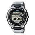 Casio Wave Ceptor Mens Silver Watch WV-200RD-1AEF Stainless Steel (archived) - One Size