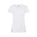 Fruit of the Loom Ladies/Womens Lady-Fit Valueweight Short Sleeve T-Shirt (Pack of 5) (White) - Size X-Large