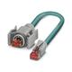 Phoenix Contact Vs-Ip67-Ip20-94B-Li/5,0 Ethernet Cable, Rj45 Plug-Rj45 Plug, 5M