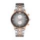 Emporio Armani Mens' Chronograph Watch AR1721 - Silver & Rose Gold Metal - One Size