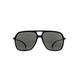 Gucci Aviator Mens Black Grey Sunglasses - One Size