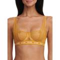 Chantelle Womens No Icons Underwired Bra - Orange Nylon - Size 32E