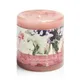 Bloom Rose & Hydrangea Petal Pillar Candle