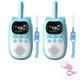 2 Pack USB Rechargeable Walkie Talkie Toys for Kids, 2 Blue