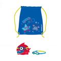 Speedo SEA SQUAD SWIM BAG SET - BLUE/GREEN / ONE SIZE