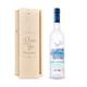 Personalised vodka gift - Grey Goose - Engraved wooden case