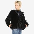 Puma Womens Classics Faux Fur Full Zip Hoodie