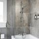 Architeckt - Bathroom Chrome Thermostatic Bath Shower Mixer Valve Single Head Wall Mounted