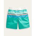 Board Shorts Green Boys Boden