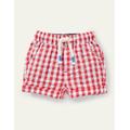 Check Woven Shorts Strawberry Tart Gingham Baby Boden, Strawberry Tart Gingham