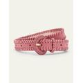 Skinny Woven Belt Red Women Boden, Dusty Red