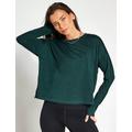 Girlfriend Collective Long Sleeve Top - ReSet - Moss Green - Size: XL