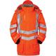 Pulsar - PR499 Mesh Lined Hi-vis Breathable Storm Coat Orange (m) - Orange