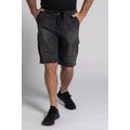 Plus Size Loose Fit Cargo Shorts FLEXNAMIC®, Man, black, size: 66, cotton/polyester, JP1880