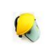 Toolzone - Safety Visor Face Mask Shield Clear Full Face Protection Garden, diy Tool Yellow