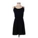 Old Navy Casual Dress - Mini Scoop Neck Sleeveless: Black Print Dresses - Women's Size Small