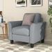 Modern Sofa Set 2PCS Fabric Couch Includes 2 Seat Sofa and Single Chair