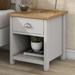 Country Solid One Drawer Nightstand