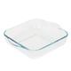 Dunelm 28cm Square Oven Roasting Dish Clear
