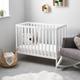 Obaby Bantam Space Saver Cot Pine White