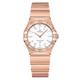 Omega Constellation Diamonds 18ct Rose Gold Bracelet Watch