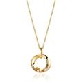 Sif Jakobs Ferrara 18ct Gold Plated Cubic Zirconia Pendant