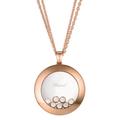 Chopard Happy Diamonds 18ct Rose Gold Diamond Pendant