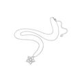 Swarovski Stella Rhodium-Plated Crystal Star Pendant