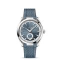 Omega Seamaster Aqua Terra Men's Blue Rubber Strap Watch