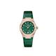 Omega Constellation 18ct Sedna Gold Green Strap Watch