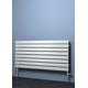 Reina Rione Horizontal Designer Radiator, White, 544mm x 600mm