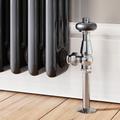 Trade Direct Thermostatic Valves, Traditional Wooden Head, Chrome Angled