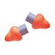 Honeywell Safety Blue, Orange Reusable Uncorded Ear Plugs, 25dB Rated, 50 Pairs