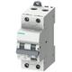 Siemens RCBO, 16A Current Rating, 2P Poles, 30mA Trip Sensitivity, Type C, Sentron Range