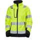 Helly Hansen Black/Green/White/Yellow Unisex Hi Vis Softshell Jacket, M