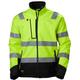 Helly Hansen Yellow Unisex Hi Vis Softshell Jacket, M