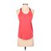 Nike Active Tank Top: Red Activewear - Women's Size X-Small