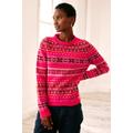 Westray Fairisle Sweater by Eribe | Pink Punk