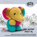 Emily Elephant Pocket Pals Crochet Kit