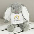 Personalised Rainbow Plush Bunny Rabbit Soft Toy