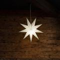 Small White Nine Pointed Christmas Star Lantern