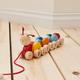 Personalised Colourful Pull Along Caterpillar Toy