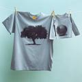 Twinning Tshirt Top Set Apple Tree For Dads And Kids