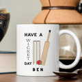 Funny Personalised Novelty Cricket Fan Ceramic Mug