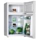 Iceking IK2022AP2 48cm 2 Door Undercounter Fridge Freezer White F Rate