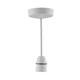 Arlec Bayonet B22 Pendant Set Lamp Holder 6 Inch White