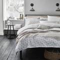 Murmur Leaf Duvet Cover Set - King - Linen